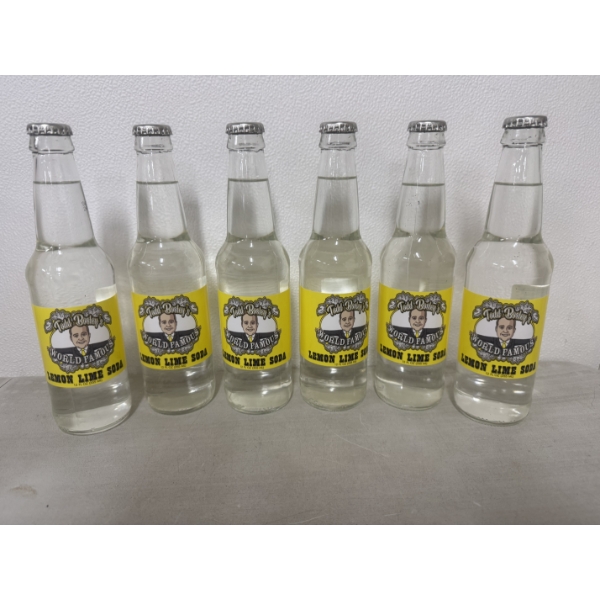 Todd Bosley's World Famous 6 Pack Of Lemon Lime Soda - Brand New & Delicious
