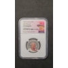 Image 1 : 2022 NGC QE II Portrait PF 70 Matte £5 Canadian 1 Oz 99.99 Fine Silver Coin 