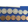 Image 6 : Three 5 Grains Of .999 Fine Silver Bars & Assorted Foreign Coins 