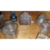 Image 4 : Antique Ink Well Collection As Shown - Very Nice Group Of Old Styles - See Pics