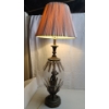 Image 7 : Vintage Hollywood Regency Style Brass Lamp With Cherub