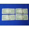 Image 6 : x4 United States One Dollar $1 Silver Certificates