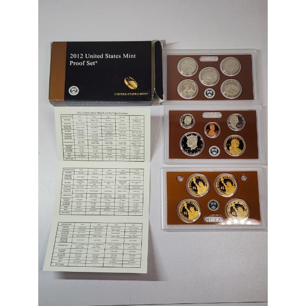 2012 United States Mint 14-Coin Proof Set