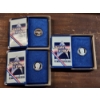 Image 1 : *INCREDIBLE RARE* 1991 Star Trek 25th Anniv. 1 Oz Silver Coin Set of Three ~ MATCHING SERIAL #'S