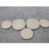 Image 2 : Small Lot of Five Assorted Foreign Coins Ft. East Caribbean States Coins