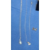 Image 5 : "Liquid" Silver Necklace And Bracelet & Assorted Costume Jewelry