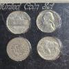 Image 3 : Four Piece 20th Century Nickel Collection Coin Set with 30% Silver Wartime Nickel