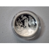 Image 4 : Rare 2018 "Day of the Dead" Domed Stencil 1 oz .999 Fine Silver Proof Round