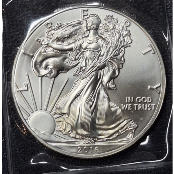 2016 United States Silver 1 Oz .999 Eagle Uncirculated