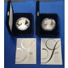 Image 1 : 2005 & 2006 1 Oz 99.9 Fine Silver American Eagle Proof Coin