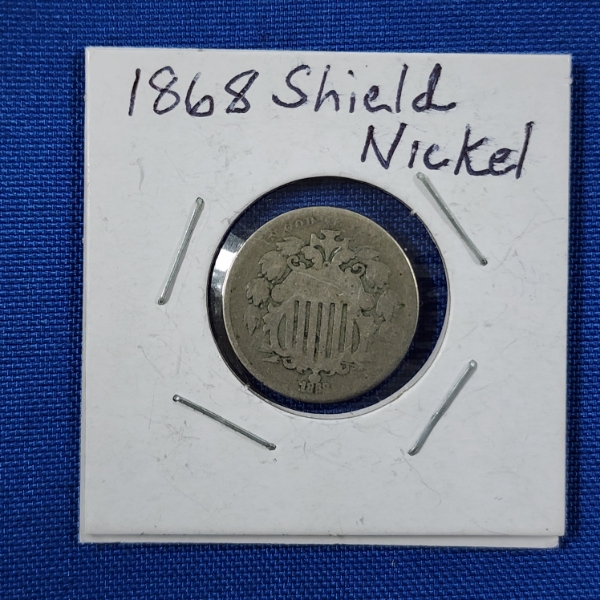 1868 United States Shield Nickel ~ Great Collector Coin!