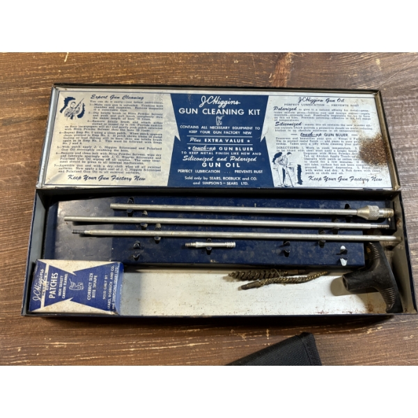 J.C. Higgins Gun Cleaning Kit with Uncle Mike's Sidekick Holster