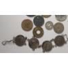 Image 12 : Collection Of Vintage World Coins, Tokens, Promotional Medals & British Farthing Coin Bracelet