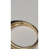 Image 6 : 14K Gold Geometric Australian Opal Inlay, Diamonds & Possible Tanzanite Ring -Size 7.5- Weight: 3.6g