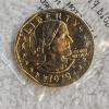 Image 2 : 1979-1980 Susan B. Anthony 6-Coin Uncirculated Mint Set plus 1 Gold-Plated SBA Dollar Coin AFV $7.00