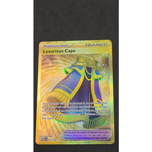 2023 Luxurious Cape Hyper Rare Gold Foil Trainer 265/182 Pokémon Card