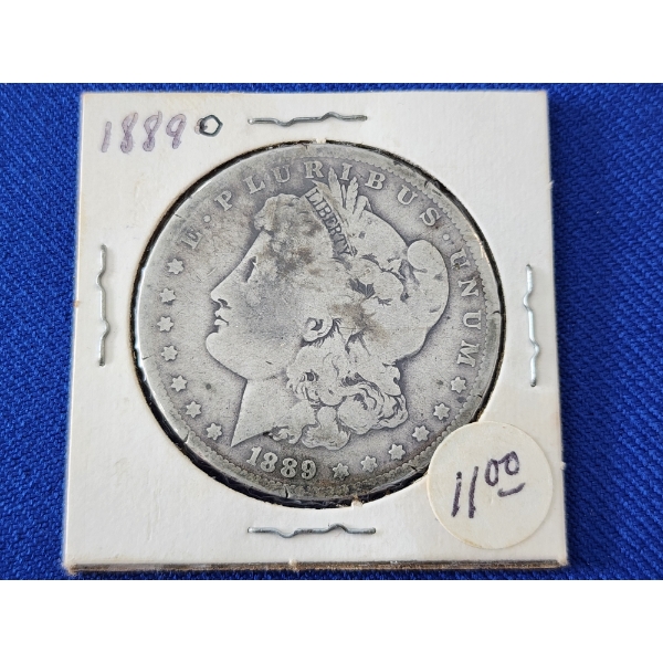 1889-O 90% Silver Morgan Dollar