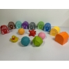 Image 1 : Zoo houses with animals - Rubber Duck & Small Balls - Bear - Elephant - Lion - Panda - Etc.