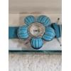 Image 4 : Teal Flower Watch - Suzanne Somers Collection 