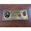 Image 1 : $100 Gold Coin Note Pure 24k .999999 Gold Foil Note In Protective Holder - Mint Condition