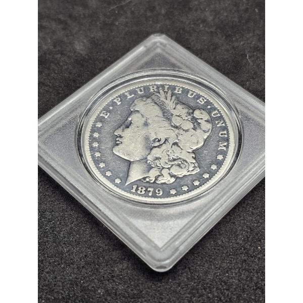 1879-CC (Carson City) Morgan 90% Silver Dollar with Protective Case