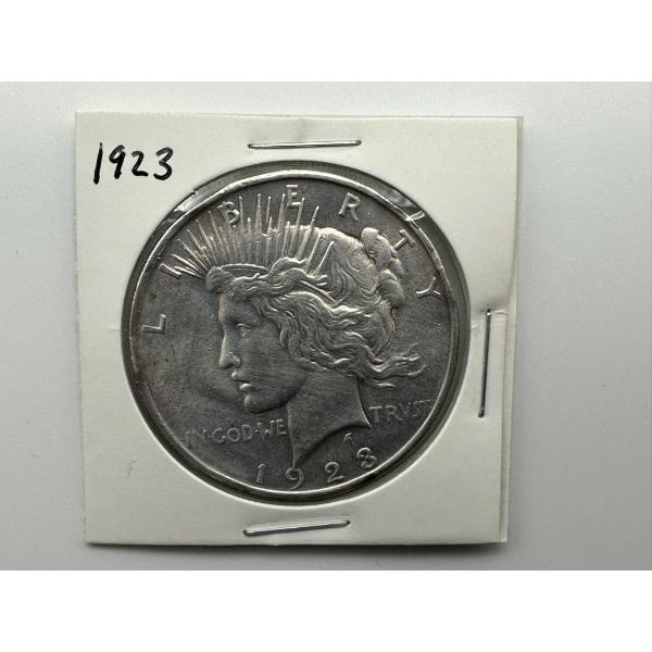 1923 Silver Peace Dollar - Great Coin