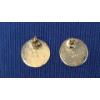 Image 2 : Pair Of Sterling Silver Earrings Featuring Pineapple Motif - Weight: 3.5g