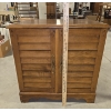 Image 3 : *Pick Up At Mantua Home-No Shipping Available* Charming Rustic Oak Quilt/Blanket Stand & Cupboard