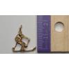 Image 12 : 14K Gold Pendants & Two-Tone Butterfly Studback Earrings - Weight: 1.9g