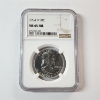 Image 2 : 1954-D Franklin Half Dollar NGC MS 65 FBL - 90% U.S. Silver - In Protective Slab Box 