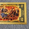 Image 5 : Independence Day July 4th 1776 ~ 2026 Semiquincentennial America 250th Anniversary 999 $2 Gold Foil 