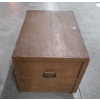 Image 1 : Vintage Handmade Solid Wood 36''x24''x24'' Trunk On Wheels -No Shipping Available
