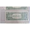 Image 9 : (4) $1 Blue Silver Certificates Series 1957 - Face Value: $4.00