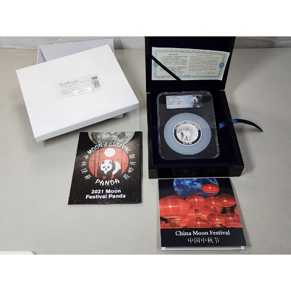 Rare - Mintage 888! 2021 Z China Panda - Super Incuse FDOI 5oz .999 Silver NGC PF 70 Ultra Cameo 