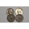 Image 2 : Assorted Years/Mint Marks United States 90% Silver Washington Quarters - Face Value: $1.00