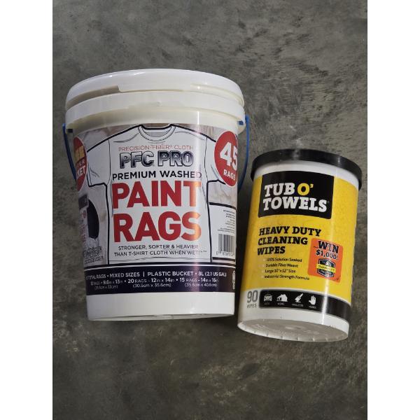New Cleaning Wipes And Paint Rags
