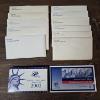 Image 1 : 11 Uncirculated Coins Sets 1973-1980, 2002 Proof Set and 2002 Uncirculated Coin Set