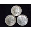 Image 1 : $1.50 Face Value in 90% Silver 1964 Kennedy Half Dollars