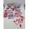 Image 1 : Huge Valentine Group- 4 29'' Singing Balloons, Window Clings, Pen & Stationary, Stickers And More!