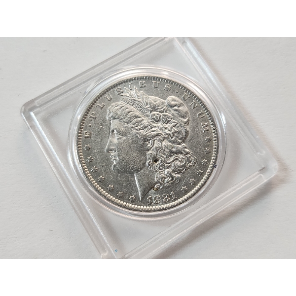 Gorgeous Condition 1881-O 90% Silver Morgan Dollar In Protective Case