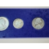Image 3 : The WWII Coin & Stamp Collection 1944: 5 Coins in Binder Sheet w/ Info Card - Collectible 