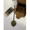 Image 8 : Colonial of Zeeland Godfather Wall Clock - with Weights & Pendulum - 3 ft 
