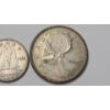 Image 3 : (2) Canadian 80% Silver Coins - 1956 10 Cent Coin & 1964 25 Cent Coin