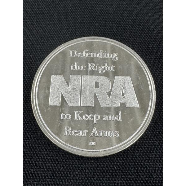 Rare NRA - National Rifle Association .999 Fine Silver One Troy Ounce Coin - Mint Condition