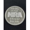 Image 1 : Rare NRA - National Rifle Association .999 Fine Silver One Troy Ounce Coin - Mint Condition