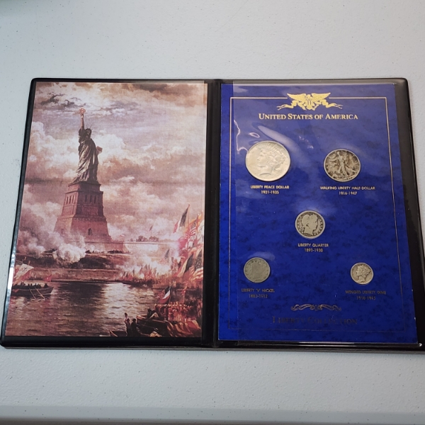 U.S. Commemorative Gallery Antique Liberty Collection: Including 90% Silver!