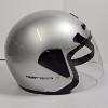 Image 5 : Harley-Davidson Jet Silver Open Face Motorcycle Helmet By HJC With Storage Bag