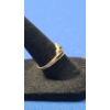 Image 3 : 10K Gold Women's Ring With Dark Stones - See Photos For Sizing- Weight: 2g