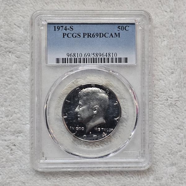 PCGS PR69DCAM 1974-S Kennedy Half Dollar