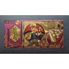 Image 1 : .999 GOLD FOIL JAPANESE ANIME' "MEWTWO" POKEMON NOTE - IN PROTECTIVE SLEEVE